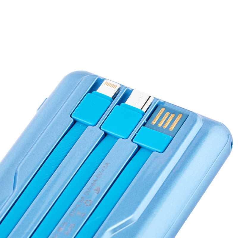 10000mAh 20000mAh New Mobile Power Bank With Large Capacity And Built-In Cable 100W Super Fast Charging Power Bank