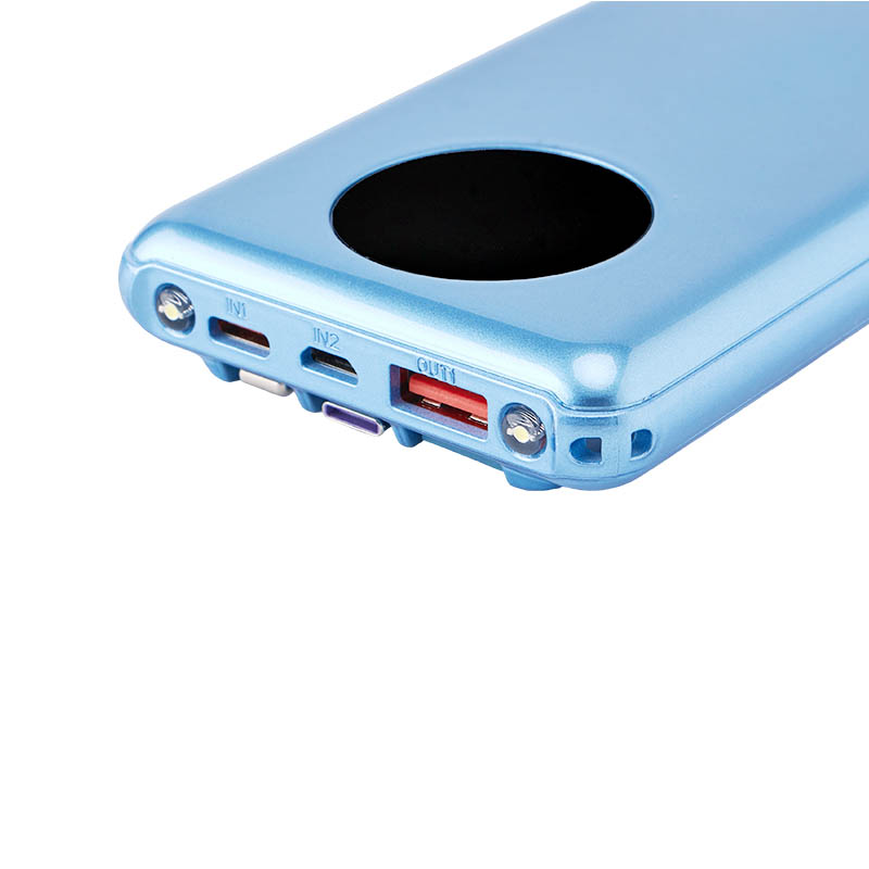 10000mAh 20000mAh New Mobile Power Bank With Large Capacity And Built-In Cable 100W Super Fast Charging Power Bank